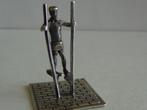 miniatuur zilver Ei16 steltloper zilveren miniaturen, Antiek en Kunst, Verzenden, Zilver