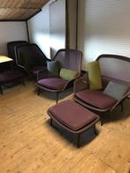 Set 2 Vitra slow chair fauteuil en 1 voetenbank design, Huis en Inrichting, Fauteuils, Ophalen, 75 tot 100 cm, Nvt, Nvt