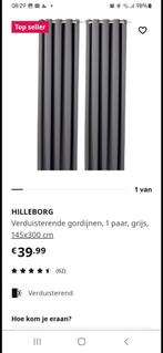 HILLEBORG verduisterende gordijnen 4 sets !, Huis en Inrichting, Stoffering | Gordijnen en Lamellen, Ophalen, Zo goed als nieuw