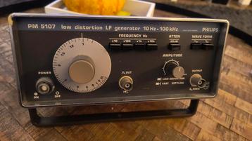 Philips  PM 5107 low distortion LF generator 10Hz-100kHz  beschikbaar voor biedingen