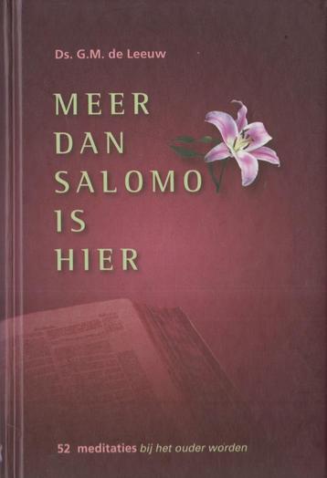 Ds.G.M.de Leeuw - MEER DAN SALOMO IS HIER beschikbaar voor biedingen