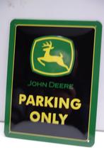 JOHN DEERE TRACTOR LOGO PARKING ONLY JOHN DEERE BORD, Ophalen of Verzenden, Nieuw