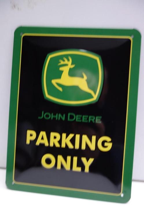 JOHN DEERE TRACTOR LOGO PARKING ONLY JOHN DEERE BORD, Verzamelen, Overige Verzamelen, Nieuw, Ophalen of Verzenden