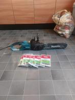 kettingzaag elektrisch Makita met 6 nieuwe kettingen er bij, Ophalen of Verzenden, Zo goed als nieuw
