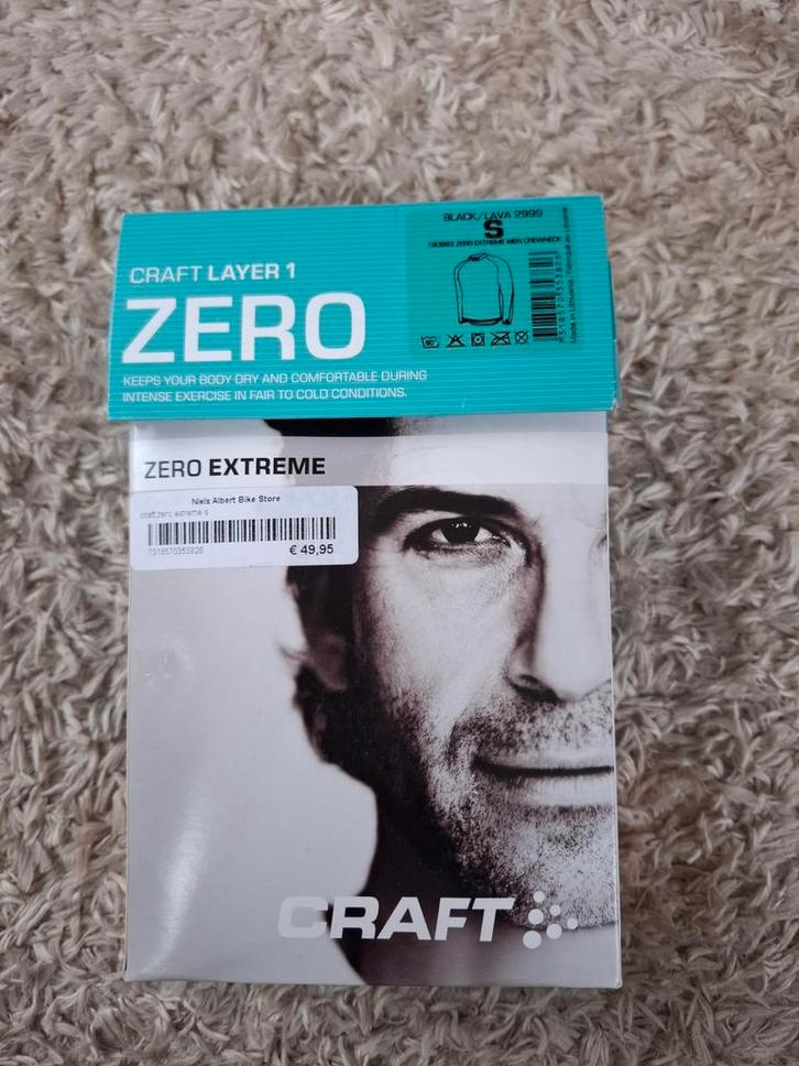 Craft zero extreme ondershirt nieuw maat s heren, Fietsen en Brommers, Fietsaccessoires | Fietskleding, Nieuw, Heren, Bovenkleding