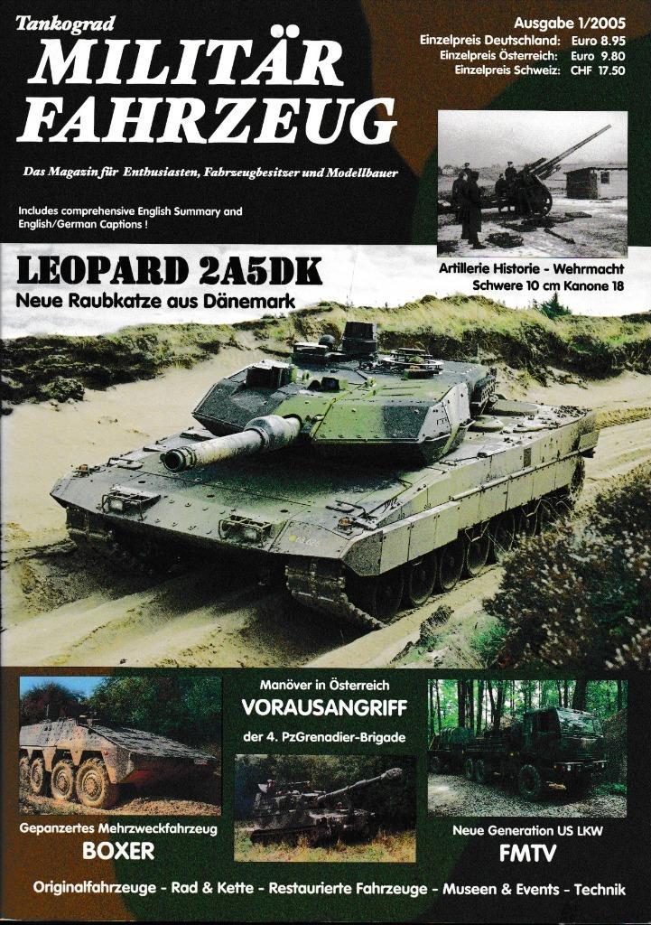 Militärfahrzeug Ausgabe 1/2005, Boeken, Oorlog en Militair, Zo goed als nieuw, Landmacht, 1945 tot heden, Ophalen of Verzenden