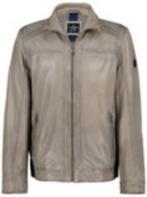 Lederen heren jas Donders 52365 grijs maat 52 (L), Kleding | Heren, Ophalen of Verzenden, Nieuw, Maat 52/54 (L), Grijs