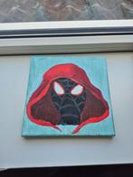Zelf gemaakt spiderman schilderij, Antiek en Kunst, Ophalen of Verzenden
