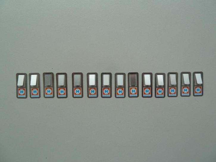 19 x Heerema paperclip, Verzamelen, Scheepvaart, Ophalen of Verzenden