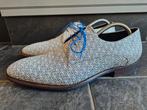 Floris van Bommel herenschoenen maat 44 / 9.5 nieuwstaat, Kleding | Heren, Schoenen, Blauw, Floris van Bommel, Ophalen of Verzenden