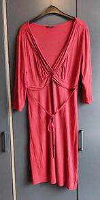 Rood jurkje 3/4 mouw, Maat 42/44 (L), Ophalen of Verzenden, Zo goed als nieuw, Knielengte