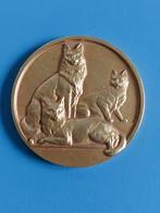 Penning poezen, Ophalen of Verzenden, Brons, Buitenland