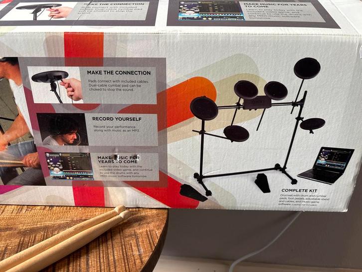 Elektronisch Drumstel met Stokken - ION Studio Session, Muziek en Instrumenten, Drumstellen en Slagwerk, Gebruikt, Overige merken