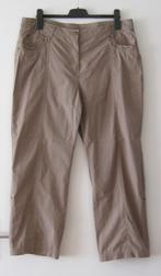 Donker beige broek van Canda, 100% katoen, maat 48, z.g.a.n., Beige, Maat 46/48 (XL) of groter, Ophalen of Verzenden, Zo goed als nieuw