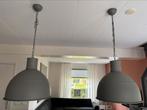 KARWEI stoere, industriële Hanglamp Tygo grijs | 2 stuks, Huis en Inrichting, Lampen | Hanglampen, Ophalen, Zo goed als nieuw