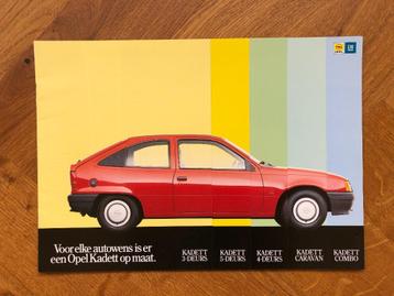 Opel Kadett folder. Voor elke autowens is er een Opel Kadett beschikbaar voor biedingen