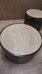 salontafel set 2 delig rond model Ronson *Richmond Interiors, Huis en Inrichting, Tafels | Salontafels, Ophalen, Richmond Interiors model Ronson