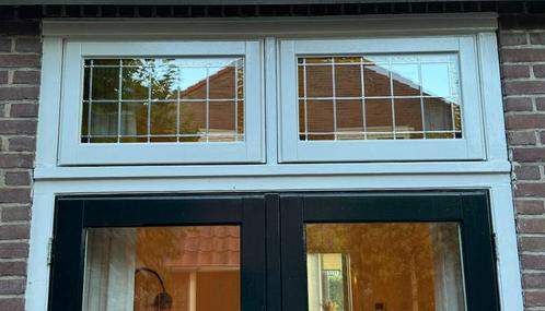 Te koop: mooie Glas en lood ramen (dubbelglas), Doe-het-zelf en Verbouw, Glas en Ramen, Gebruikt, Gevelraam of Ruit, Minder dan 80 cm