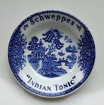 Engels Schweppes Indian Tonic flessenbak: Willow Pattern, Antiek en Kunst, Ophalen of Verzenden