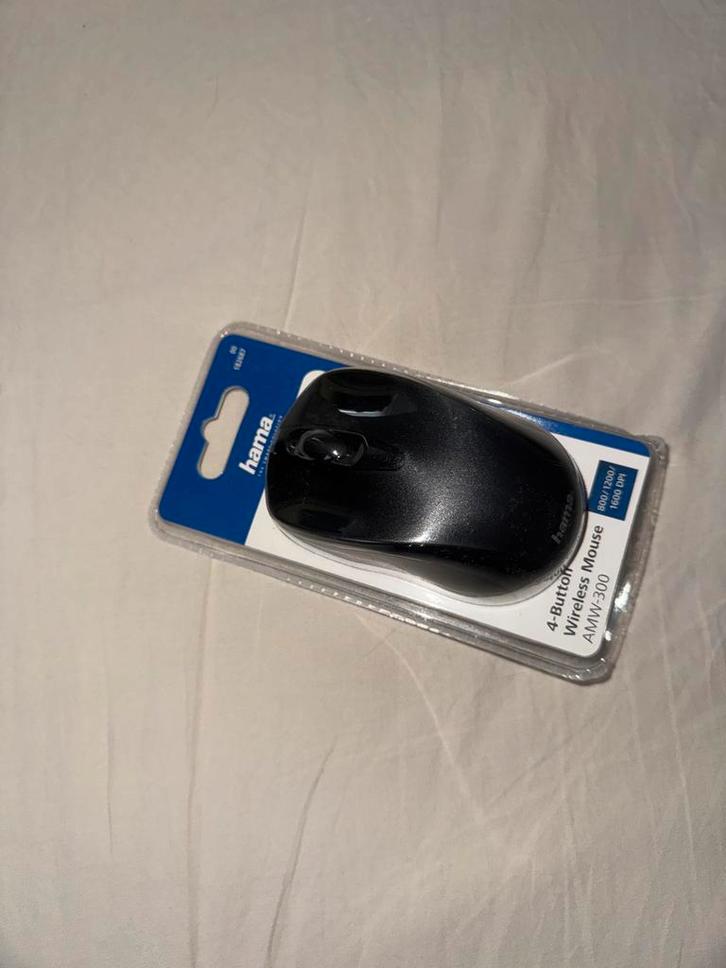 Hama AMW-300 Draadloze Muis - Nieuw in verpakking, Computers en Software, Muizen, Nieuw, Muis, Rechtshandig, Draadloos, Ophalen