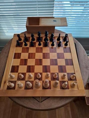 Prachtige set schaak/dam koning 8cm beschikbaar voor biedingen