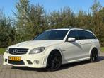 Mercedes-Benz C-klasse Estate C63 AMG 457PK Pano Leer Harman, Auto's, Mercedes-Benz, Automaat, Achterwielaandrijving, Wit, Leder