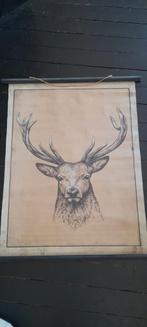 Plaat hert, Overige typen, Ophalen of Verzenden, Zo goed als nieuw, 75 cm of meer