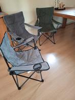 3 stuks zgan Vouwbare campingstoel, Caravans en Kamperen, Ophalen, Zo goed als nieuw, Campingstoel