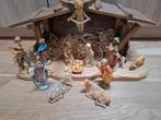 Kerststal met 14 figuren.uit Italië. Zie foto's, Diversen, Kerst, Ophalen, Gebruikt