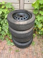 Winterbanden 15 inch met stalen velgen, Auto diversen, Aanhangwagen-onderdelen, Ophalen, Zo goed als nieuw