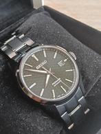 Seiko Presage Sharp Edge Black, Sieraden, Tassen en Uiterlijk, Horloges | Heren, Staal, Ophalen of Verzenden, Zo goed als nieuw