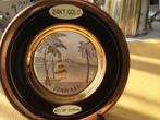 24KT Gold Art of Chokin Hawaii Bord, Antiek en Kunst, Ophalen of Verzenden