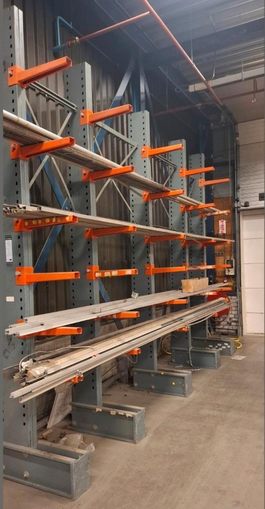 Elvedi Draagarmstelling enkelzijdig 4x4x0.5m, Zakelijke goederen, Kantoor en Winkelinrichting | Magazijn, Stelling en Opslag, Ophalen of Verzenden