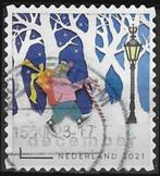 2021, NVPH 3978 - Decemberzegel, mol met zuurstok {A210}, Ophalen of Verzenden, Na 1940, Gestempeld