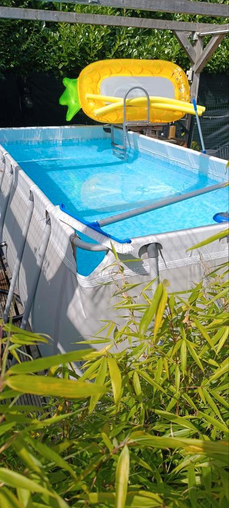 Compleet zwembad 400/200, 122 diep, zandfilter pomp etc, Tuin en Terras, Zwembad-toebehoren, Zo goed als nieuw, Ophalen of Verzenden