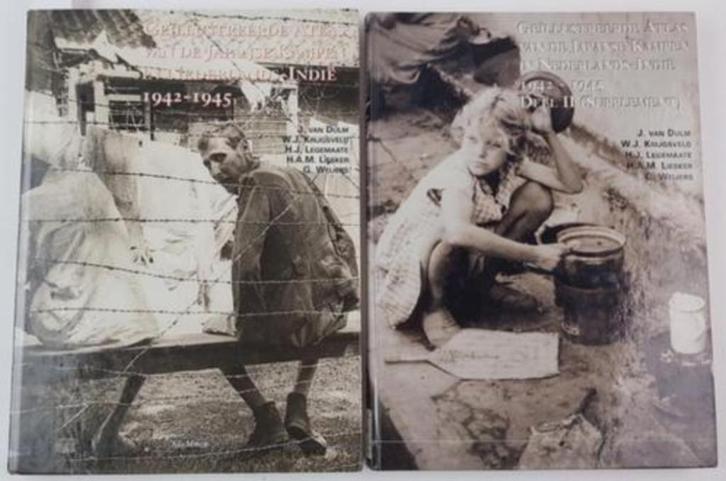 J.van Dulm cs - Geïllustreerde Atlas van de Japanse kampen, Boeken, Politiek en Maatschappij, Zo goed als nieuw, Politiek en Staatkunde