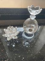 RCR Italia Kristallen Set: Kaarshouder & Potje, Antiek en Kunst, Antiek | Glas en Kristal, Ophalen of Verzenden