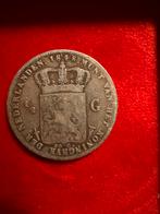 1/2 gulden 1848, ½ gulden, Zilver, Ophalen of Verzenden, Koning Willem II
