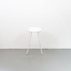 6 Hay about a Stool AAS38 Wit Leer, Huis en Inrichting, Barkrukken, Niet ingevuld, 5 krukken of meer, Niet ingevuld, Zo goed als nieuw