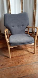 fauteuil scandinavische style., Huis en Inrichting, Fauteuils, Zo goed als nieuw, Hout, Ophalen