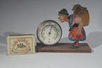 Vintage thermometer met wiebelhoofd - 2515, Ophalen of Verzenden, Gebruikt, Binnenthermometer