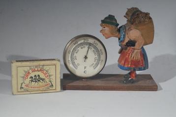 Vintage thermometer met wiebelhoofd - 2515 beschikbaar voor biedingen