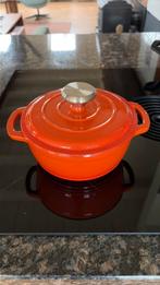 Oranje geëmailleerde gietijzeren pan Ernesto, Ophalen of Verzenden, Zo goed als nieuw, Gietijzer, Koekenpan of Braadpan