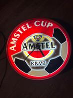 Elektrische klok Amstel bier +verlichting AMSTEL CUP KNVB, Verzamelen, Biermerken, Ophalen of Verzenden, Gebruikt, Overige typen