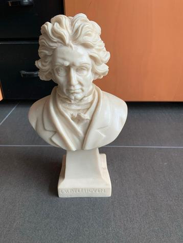 Beethoven Buste Marmercomposiet 21,5 cm gesigneerd beschikbaar voor biedingen