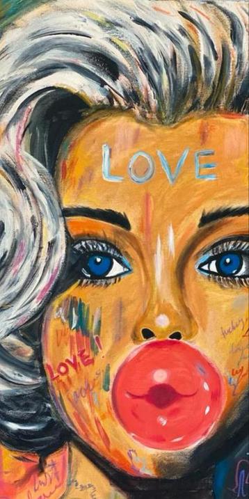 Marilyn Monroe Pop Art Schilderij beschikbaar voor biedingen