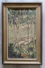 Omar Basalamah (1912-1998) - Indonesië  Rivier en palmbomen, Antiek en Kunst, Ophalen of Verzenden
