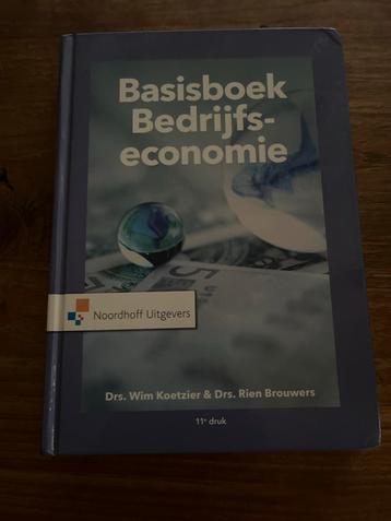 Basisboek Bedrijfseconomie - Drs. Koetzier & Brouwers beschikbaar voor biedingen