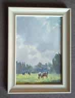 Olieverschilderij op paneel, van Leon Holmes. T.E.A.B., Ophalen of Verzenden