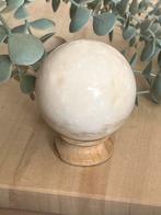 Betoverende Bol Witte Maansteen – 334 gram, 6 cm, Ophalen of Verzenden, Mineraal